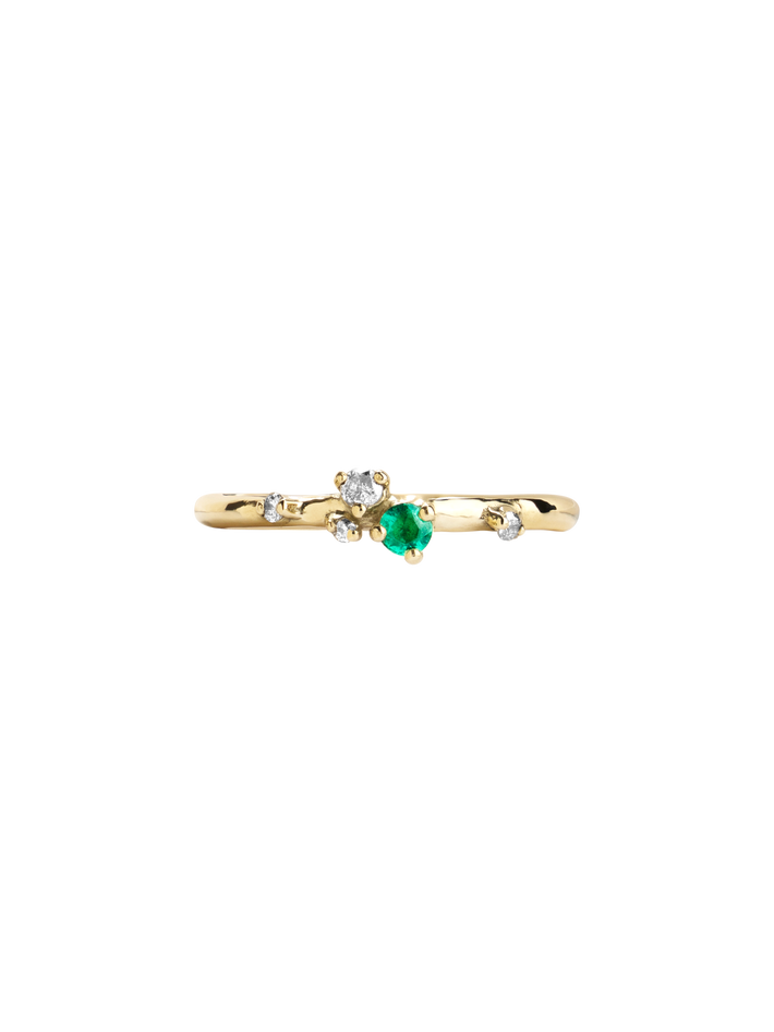 Antheia emerald & diamond ring