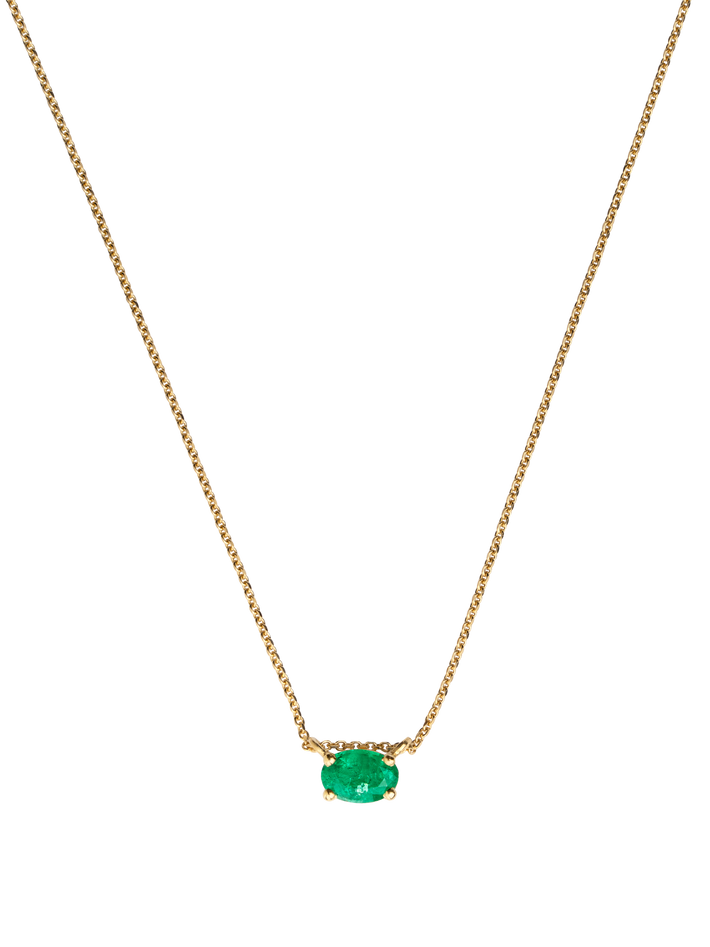 Galene emerald necklace