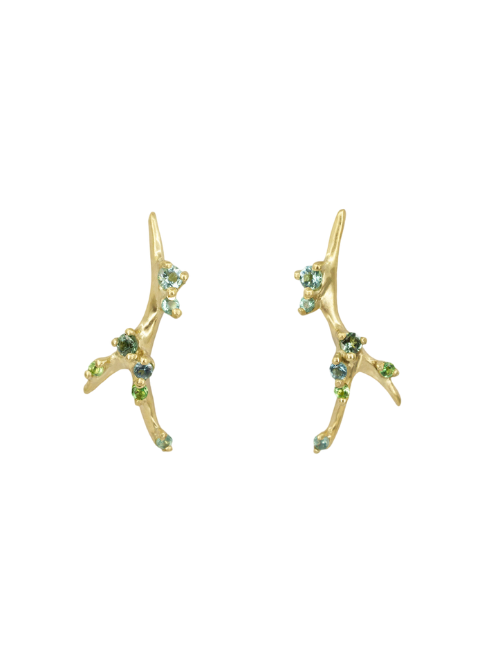 Tourmaline antheia ear climber