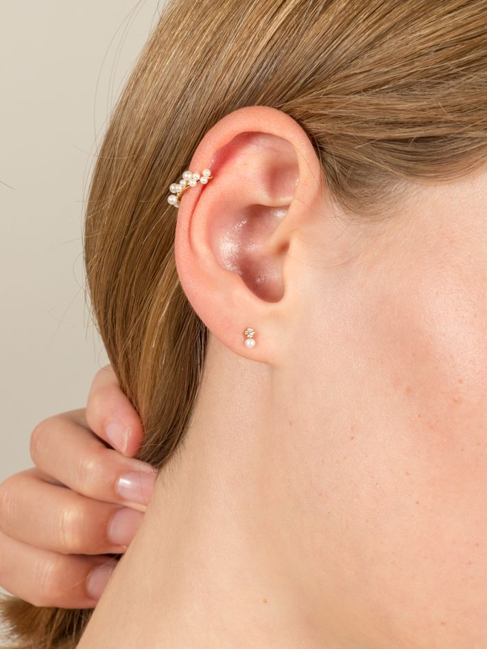 Uva pearl ear cuff
