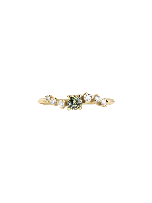 Namika green sapphire ring photo
