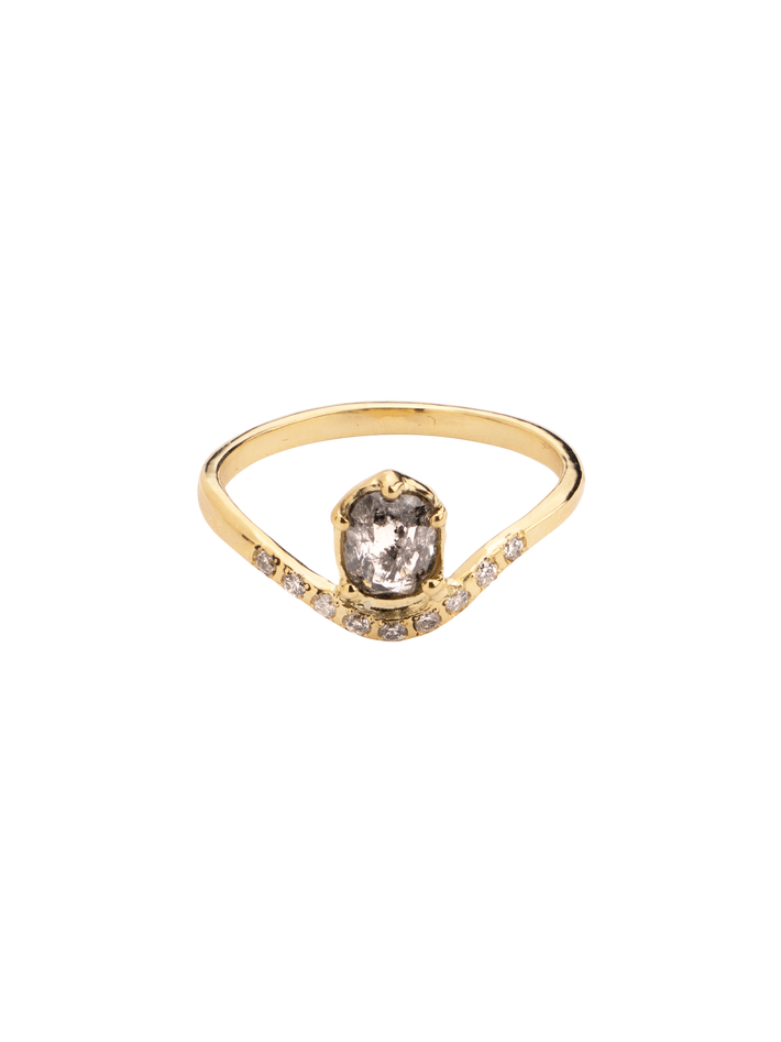 Hathor grey diamonds ring