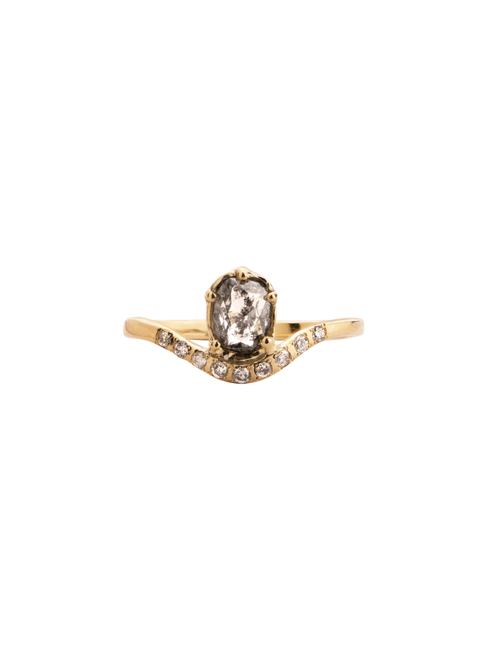 Hathor grey diamonds ring