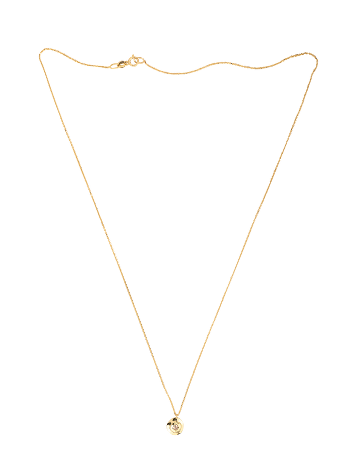 Small surya pendant necklace