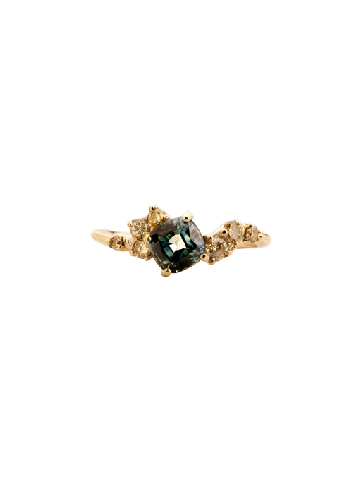Danae montana teal sapphire ring photo