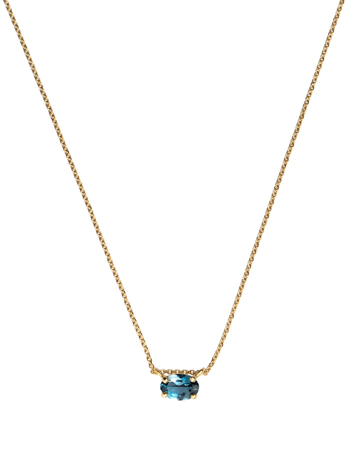 Galene aquamarine necklace
