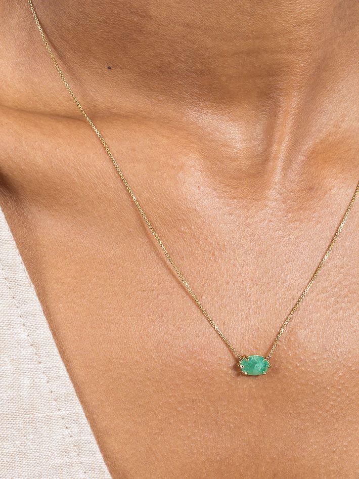 Nefretiti emerald necklace
