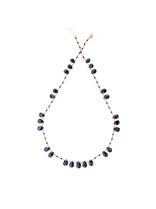 'Offset' Black Spinel Necklace photo