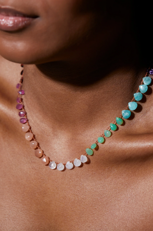 Rainbow Bead Necklace photo