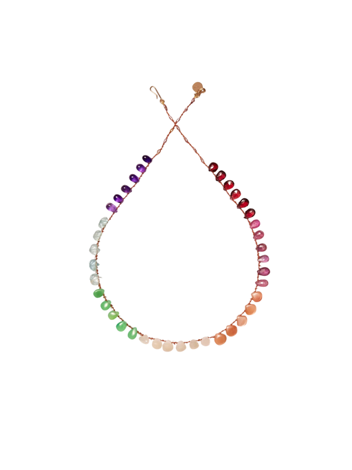 Rainbow Bead Necklace photo