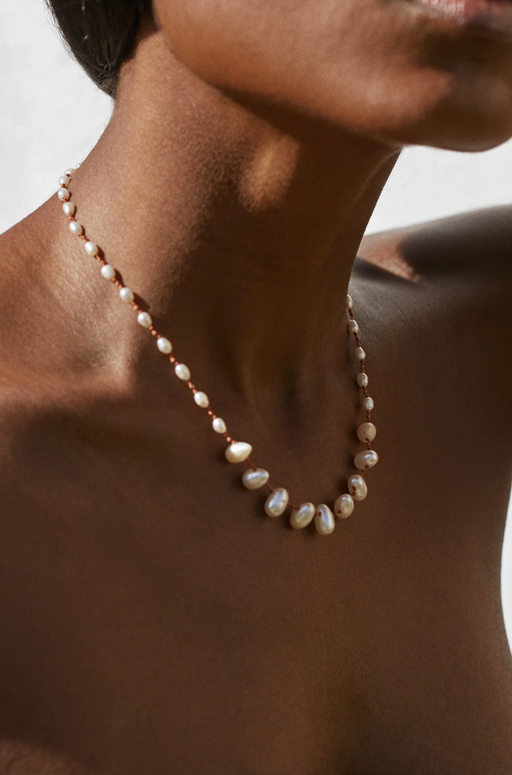 'Bird' Drops & Beads necklace photo