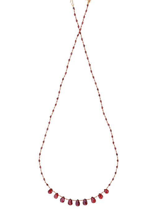 '9 Drops' Garnet Necklace photo