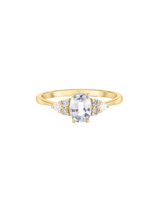 Iced lilac sereia ring photo