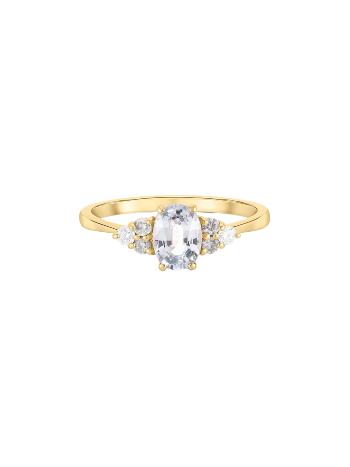 Iced lilac sereia ring