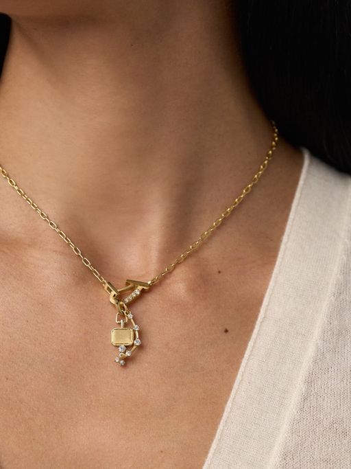 Mini Crescent charm photo