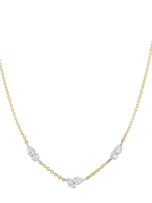 Posey Two-Tone Station Necklace photo