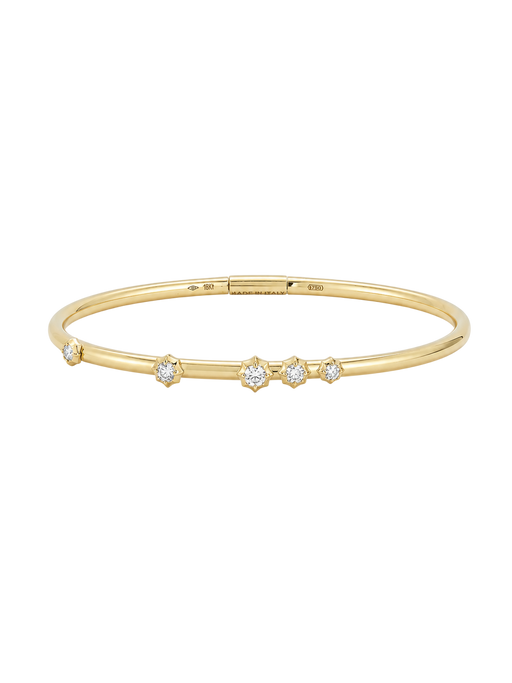 Constellation Diamond Plié Bangle photo