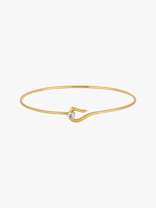 Penelope diamond hook bangle photo