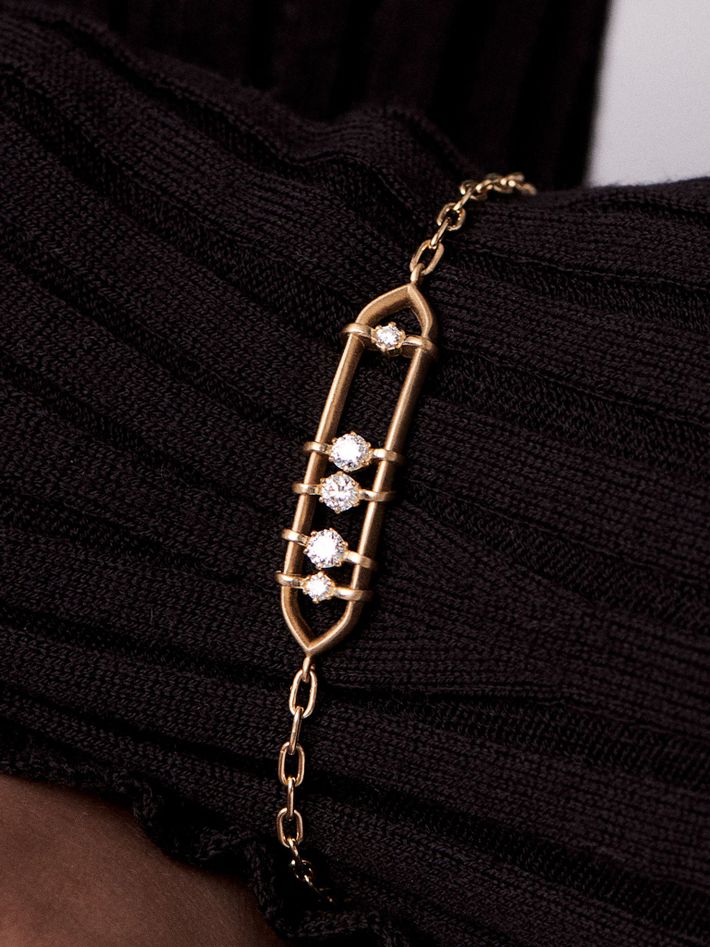 Penelope floating diamond bracelet