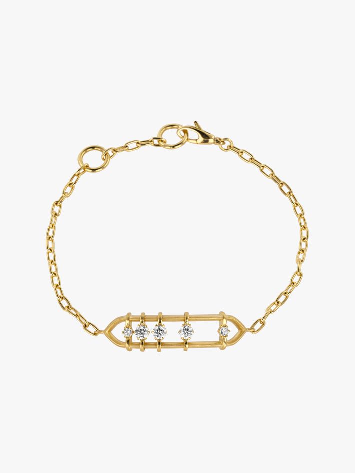 Penelope floating diamond bracelet