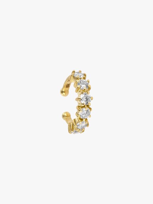 Penelope diamond hook bangle by Jade Trau