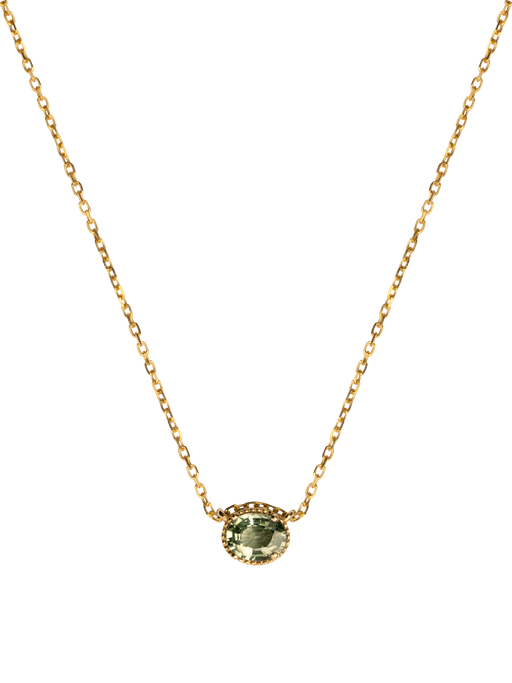 Green sapphire hope necklace photo