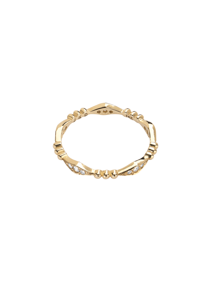 Diamond deco beaded band