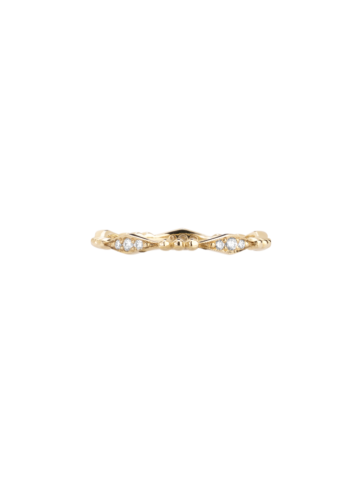 Diamond deco beaded band