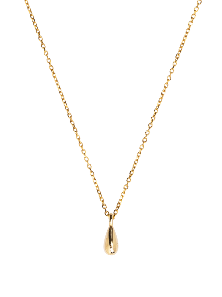 Golden drop necklace