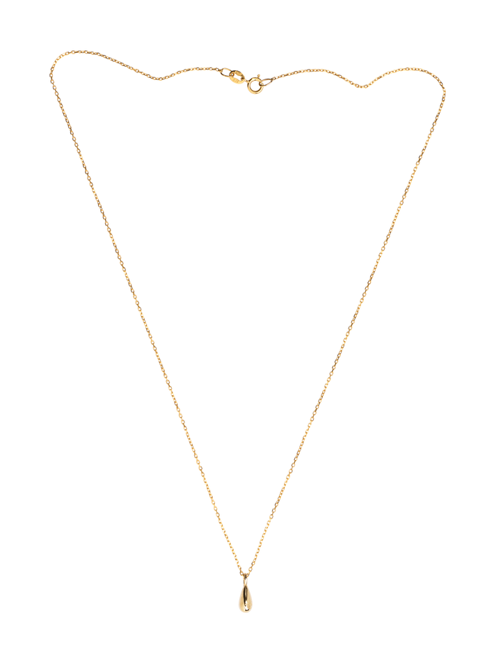 Golden drop necklace