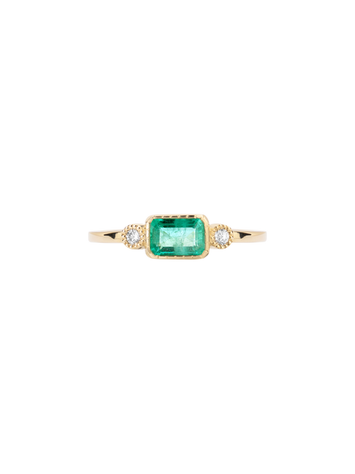 Emerald lexie ring photo
