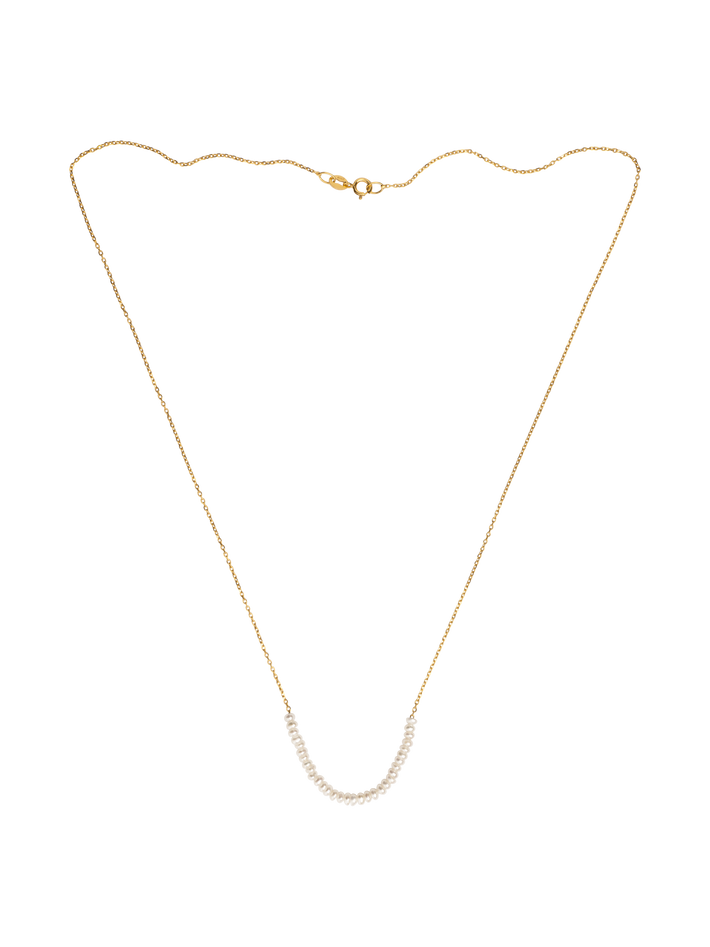 Pearl arc necklace