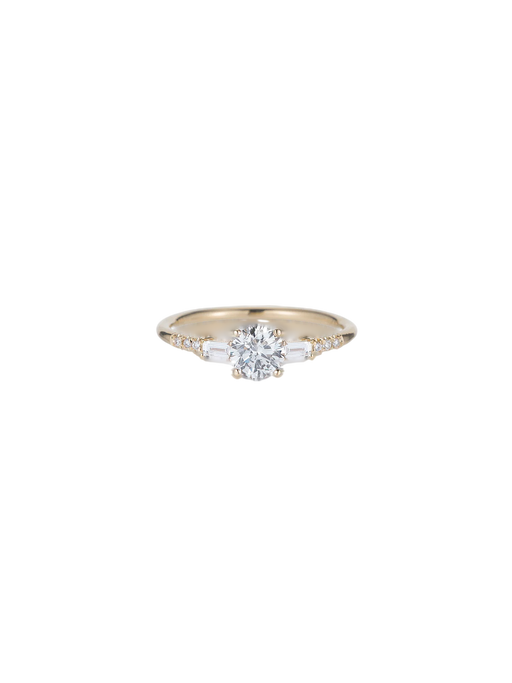Melody Diamond Baguette Equilibrium Ring photo