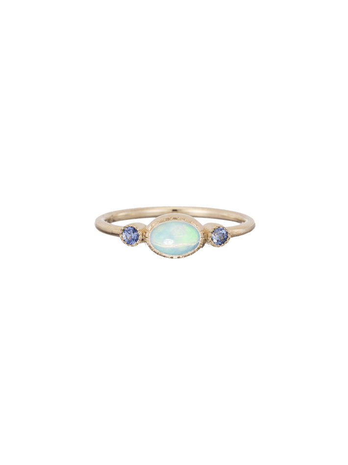 Sapphire opal reese ring