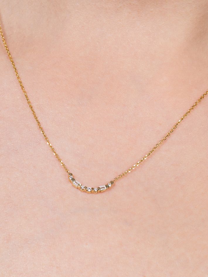 Diamond etude necklace