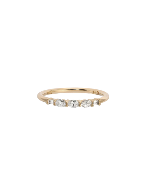 Diamond garland ring photo