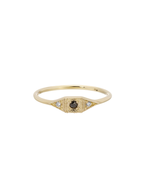 Mini Deco Point Ring Black Diamond photo