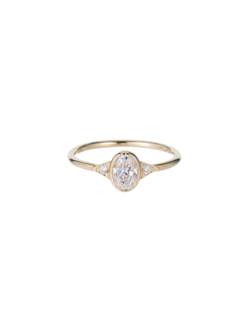 Diamond Oval Deco Ring photo
