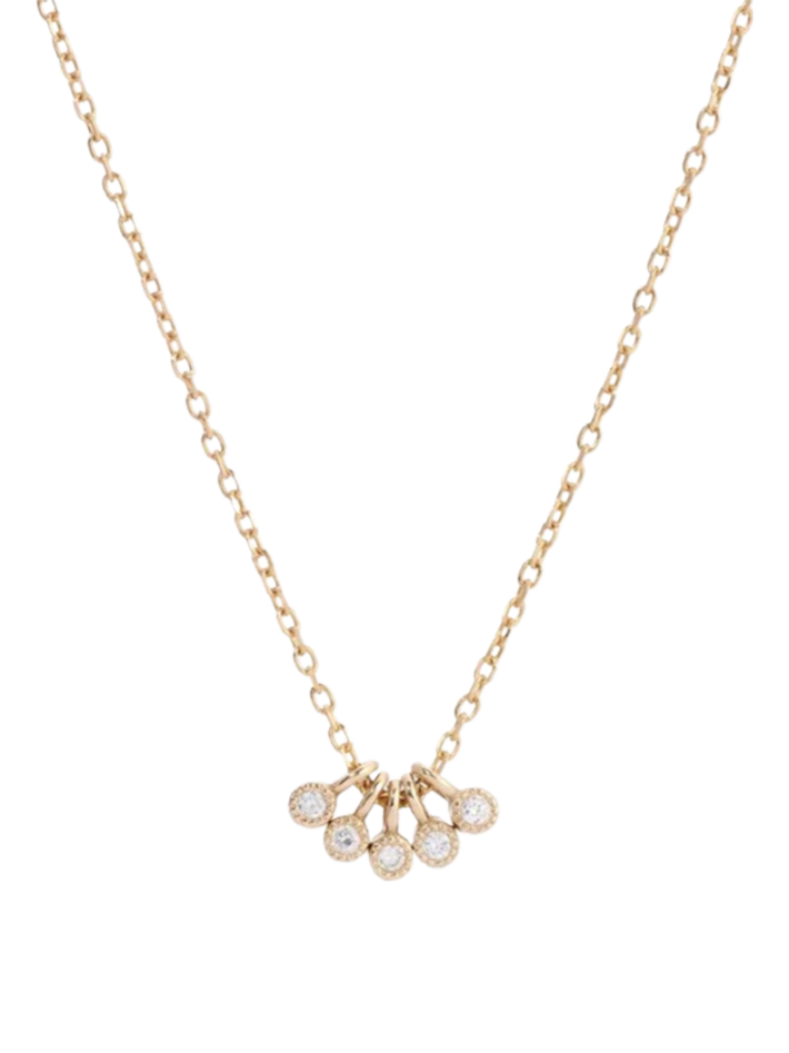 Diamond milestones necklace