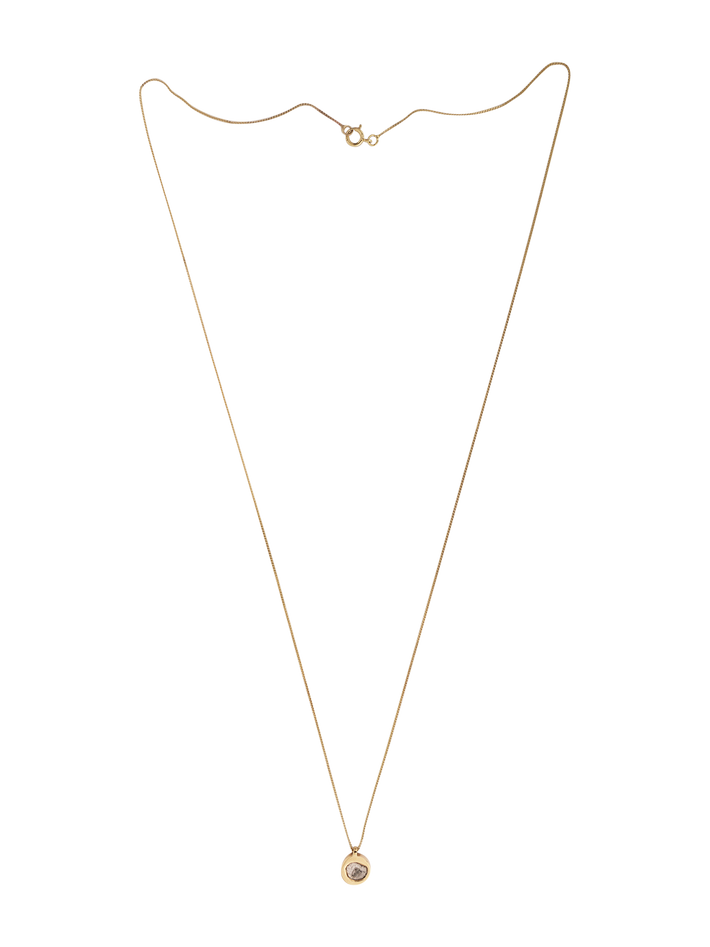 Perfectly imperfect diamond necklace