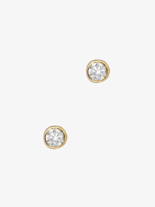 Small diamond studs photo