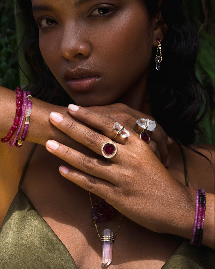 Arizona ombre ruby bracelet