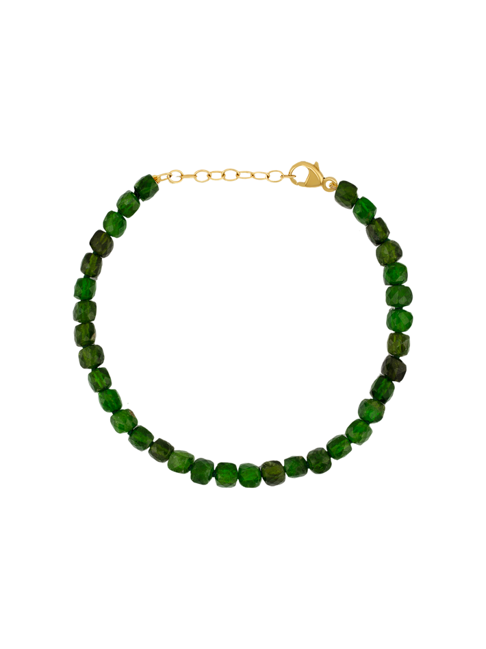 Arizona chrome diopside cubist bracelet