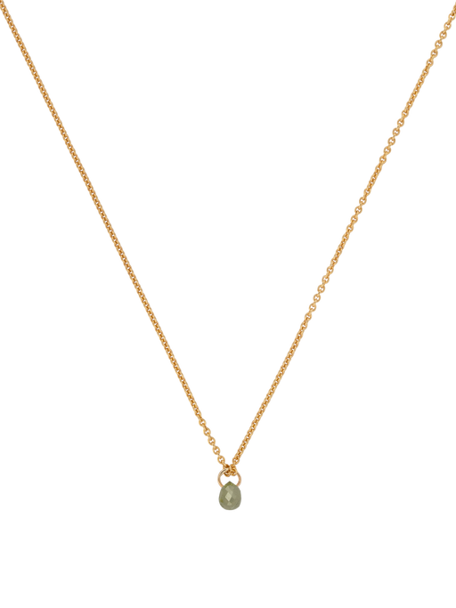 Diamond drop necklace photo