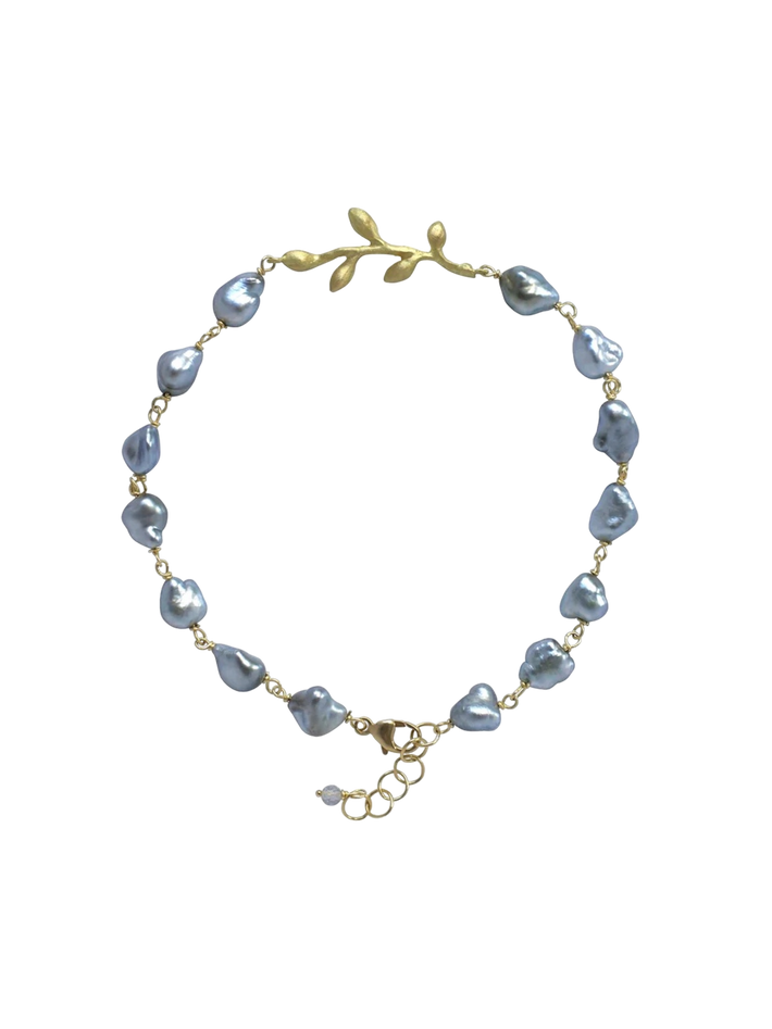 Keshi pearl bracelet