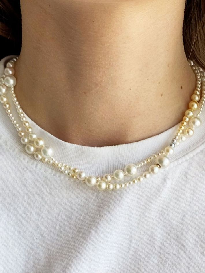 Vela Pearl Necklace By Jo Riis Hansen Finematter