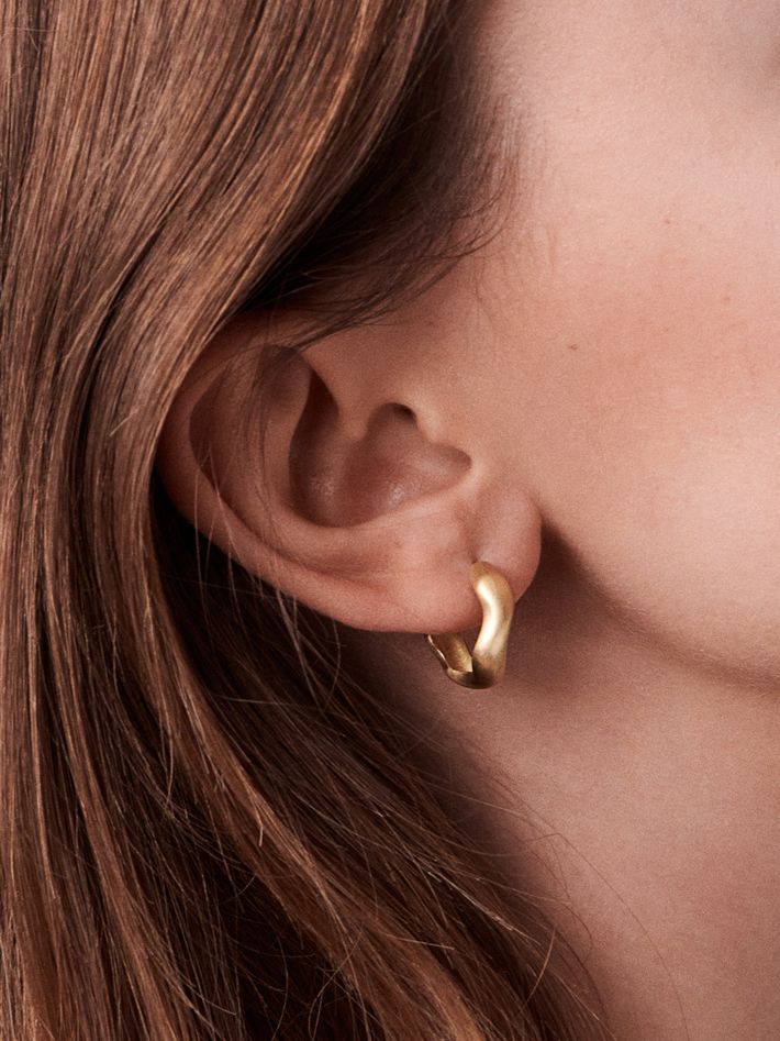 Nebula hoop earrings