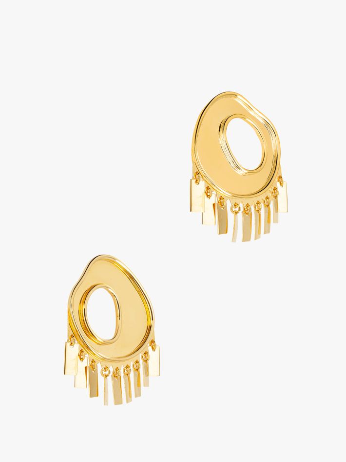 Small fringe earrings