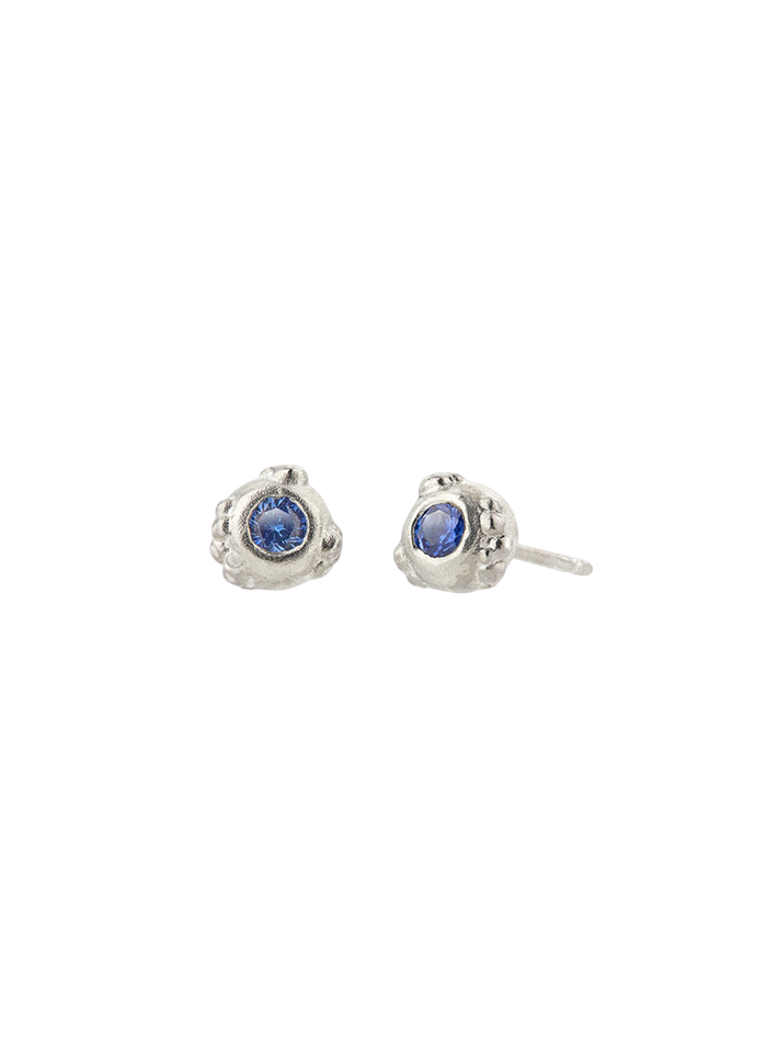 Orno 3mm blue sapphire studs