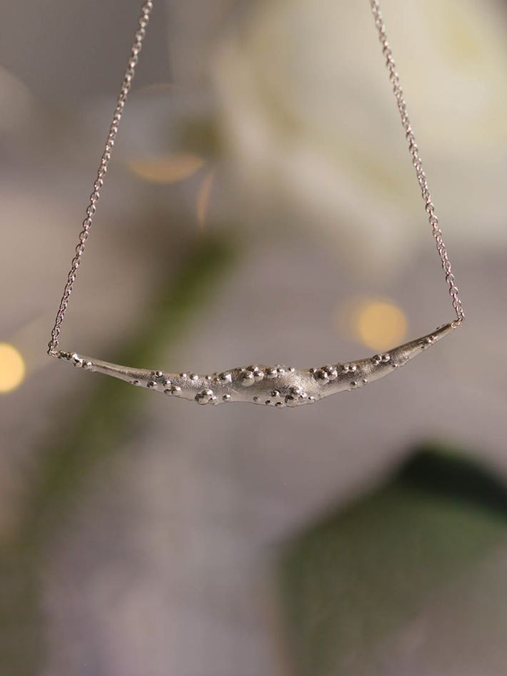Orno crescent necklace